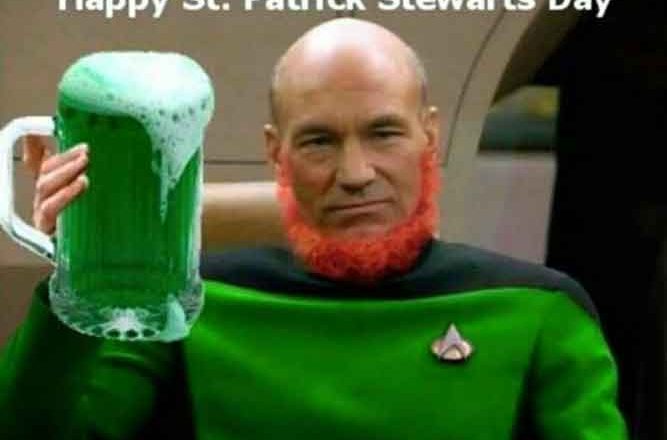 Happy St. Patrick Stewart’s Day!